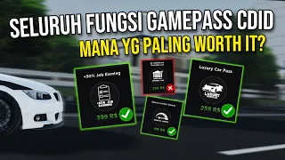 Fungsi Dari Seluruh Gamepass CDID, Mana Yang Paling Worth It?! - Roblox Indonesia