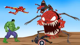 What if Evolution of SuperHero: Hulk, Spiderman VS Evolution of SCP-VirusCorona Animation