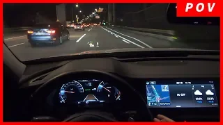 Kia Cadenza - 3.0 V6 Top Spec Model - POV Night Drive from Korea