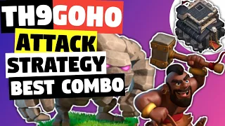 TH9 GoHo Attack Strategy | Best TH9 Hog War Attack Strategy - Clash Of Clans