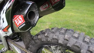 2020 CRF450R Yoshimura RS-9T Sound w/ Baffles Out (LOUD)