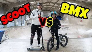 Pro Scooter vs Pro BMX *INSANE*