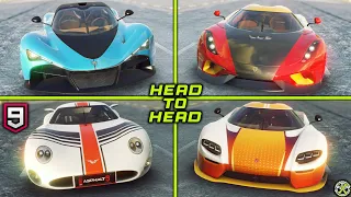 Asphalt 9 | Aurora vs Regera vs 1MW vs CC850 | Head to Head Comparison