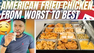 🇬🇧BRIT Reacts To FRIED CHICKEN IN AMERICA RANKED WORST TO BEST