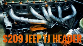 Jeep 4.0 TJ Wrangler Exhaust Header for $209. fits 2000-2006 TJ . By PaceSetter made in the U.S.A