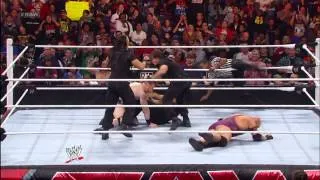 Ryback vs. The Shield -  3-on-1 Handicap Match: Raw, Dec. 31, 2012