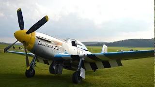 Display North American P-51D Mustang - Flugplatzfest Albstadt Degerfeld 2017