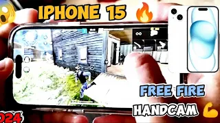 Free Fire Handcam In iPhone 15 📲 | Free Fire Highlights 🔥 | 2024