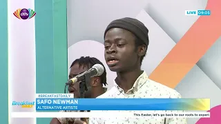 Safo Newman performs on Breakfast Daily