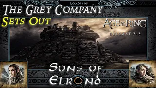 The Grey Company Sets Out 4k UHD | Age of the Ring mod 7.3.1 | Episode 17  Children of Elrond