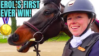 EROL'S FIRST EVER 1ST PLACE | YOUNG HORSE COMPETITION VLOG || VLOG 139