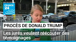 Procès de Donald Trump : les jurés veulent réécouter des témoignages avant de rendre leur verdict