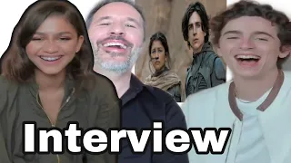 Timothée Chalamet on epic Dune film & why ZENDAYA wants to learn French before Part Two! INTERVIEW