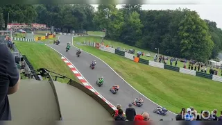 Cadwell Park watching the British Superbikes 2021