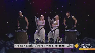 "Paint It Black" / Harp Twins & Volgang Twins