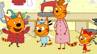 Три кота | Одежда для котят | Серия 91 | Мультфильмы для детей