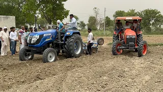 आज पता चलेगा दोनों का Sonalika taigar Di 55,  3 cylinder, Kubota ￼5502 4x4   4cylinder competition