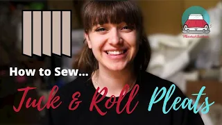 S2 Ep 3  How To Sew Tuck & Roll Pleats or Channels | Motorhead Sweethearts