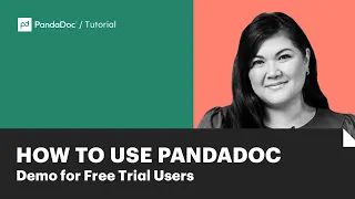 How to Use PandaDoc - Demo for Free Trial Users