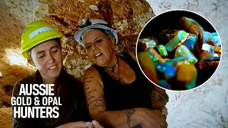 The Misfits Call In Backup To Help Mine Opal Gems Worth $3,500 | Outback Opal Hunters