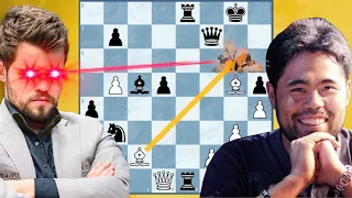 OKO za OKO! TACTIC for a TACTIC!  || Magnus Carlsen - Hikaru Nakamura, 2021