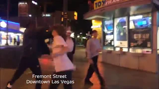 Fight on Fremont Street in Downtown Las Vegas