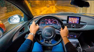 2015 Audi A6 C7 Quattro [2.0 TDI190HP] |0-100| POV Test Drive #1356 Joe Black