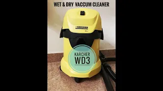 Unboxing Karcher WD3 wet and dry Vacuum Cleaner
