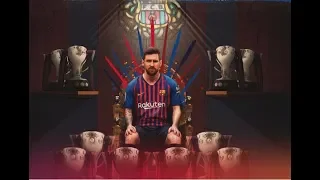 FC Barcelona Champions 2018/2019 Messi Title Celebration