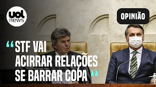 "STF barrar Copa América no Brasil vai acirrar relação com Bolsonaro", analisa Carolina Brígido