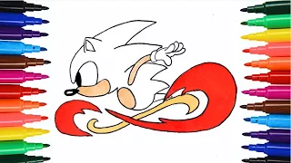 How to Draw SONIC the Hedgehog | #art #sonic #cartoon #drawing #sonicthehedgehog