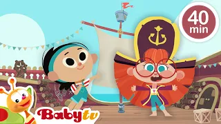 ¡Ahoy piratas! 🦜| Aventuras de búsqueda del tesoro para niños | Videos para niños @BabyTVSP