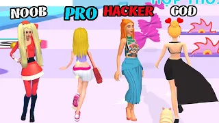 NOOB vs PRO vs HACKER vs GOD - Build A Queen  , Dancing Hair ...