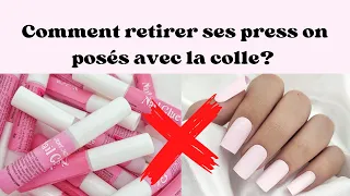 Comment retirer ses press on nails mis à la colle