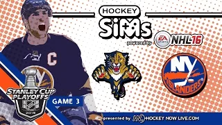 Panthers vs Islanders: Game 3 (NHL 16 Hockey Sims)