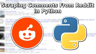 Scraping comments and posts from reddit in Python from scratch