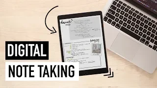 DIGITAL NOTE TAKING 101 | GoodNotes + OneNote Tips for iPad/Laptop