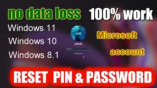 How to bypass a forgotten PIN, Microsoft account password in cmd with a local account [2024]