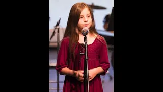 Emanne Beasha / Aged 9, singing part of 'Nessun Dorma' /