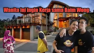 Nangis Di Depan Rumah Baim wong, Wanita Ini ingin bekerja dengan suami paula,