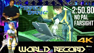 Perfect Dark XBLA Deep Sea Agent ( WORLD RECORD) 2:50.80 Speedrun Xbox Series X 4K No PAL FARSIGHT