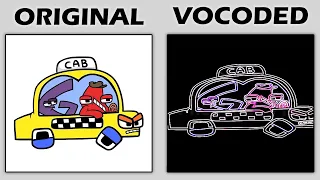 ORIGINAL vs Vocoded to Gangsta's Paradise Alphabet Lore (by MisterLEVIK) Comparison