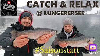 Saisonstart Lungerersee 2020/2021 / Fischen am Lungerersee / Spinnfischen in der Schweiz im Winter