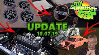 NOWE CZĘŚCI GT, CZWARTY WRAK i inne - My Summer Car UPDATE [10.07.2019] Omówienie Aktualizacji 📥