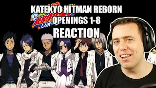 Katekyo Hitman Reborn Openings 1-8 REACTION
