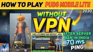 HOW TO OPEN & PLAY PUBG MOBILE LITE WITHOUT VPN AFTER SERVER BAN IN INDIA | PUBG LITE SERVER IS BUSY