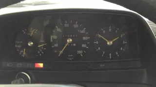 1979 Mercedes W123 230 Cold start