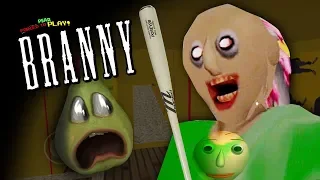 Pear FORCED to Play - BRANNY!!! (Granny Baldi?!)