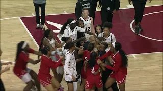 Tempers FLARE After Halftime Buzzer Between Louisville Cardinals & Boston College In ACC Game