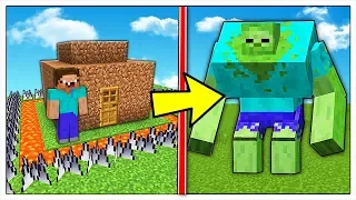 LA CASA NOOB PIU’ SICURA CONTRO GLI ZOMBIE MUTANTI! - Minecraft ITA